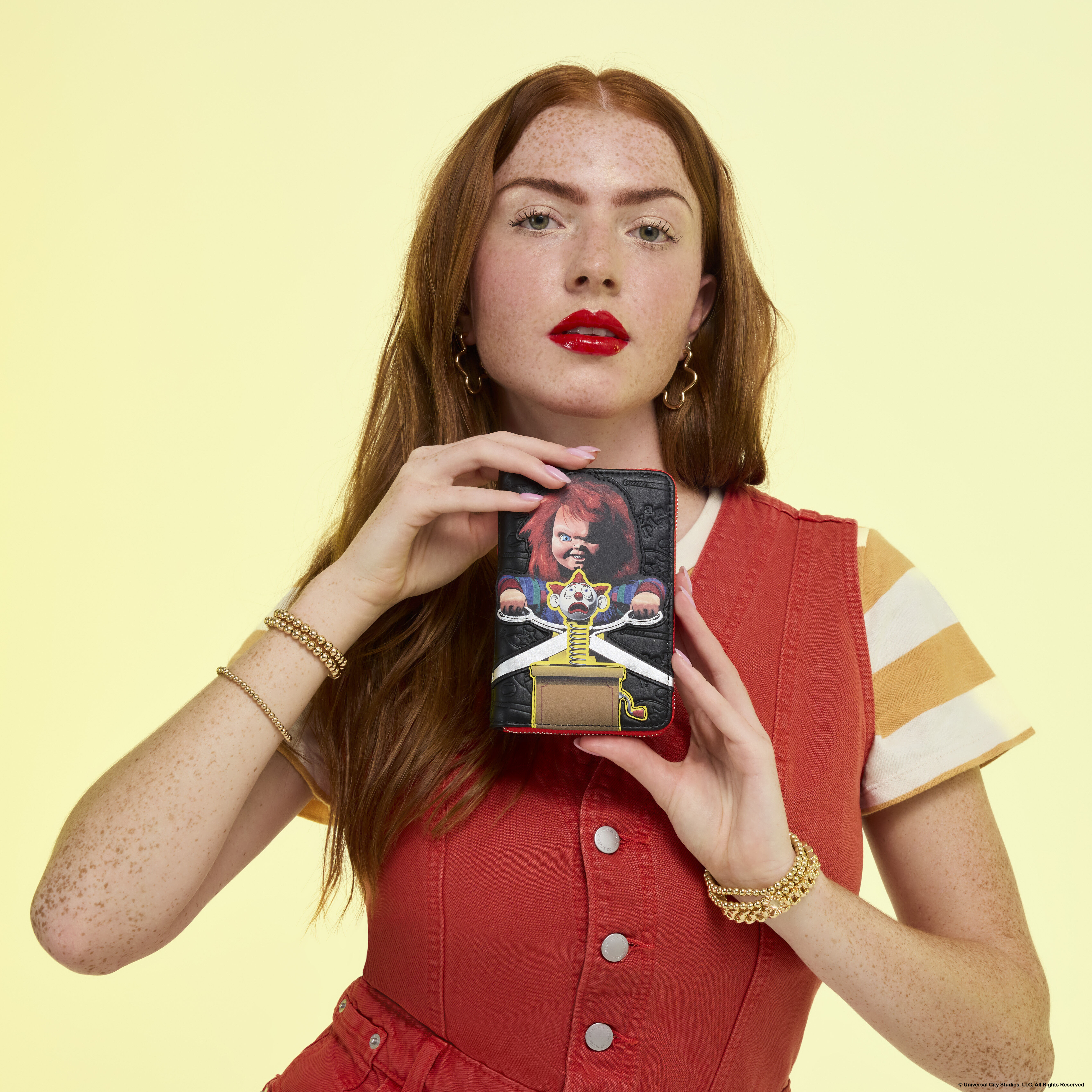 Chucky Clown Cosplay Zip Around Wallet | Loungefly